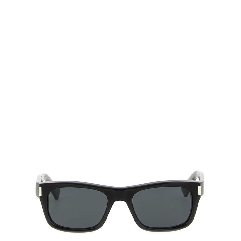 Saint Laurent Black Acetate Men's Sunglasses